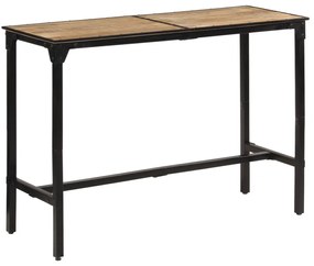 vidaXL Masă de bar, 150x55x107 cm, lemn masiv de mango nefinisat