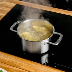 Oală cu capac din oțel inoxidabil 3 l adecvată pentru plita cu inducție Lucca 3.0 – FABINI