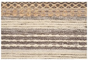 Covor maro țesut manual din amestec de iută 60x90 cm Morena – House Nordic