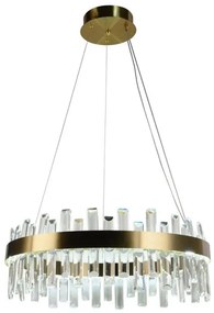 Lustră LED de cristal dimabilă pe cablu LED/80W/230V + telecomandă