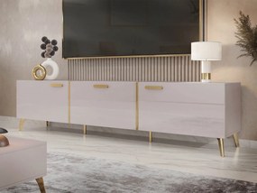 Masă TV Rostasi 3D (cashmir lucios + auriu). Promo -17%. 1122927