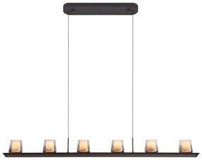 Lustra LED suspendata design modern ALABASTRO 6L