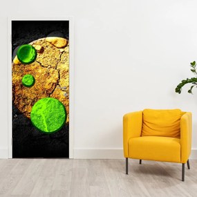 Fototapet pentru ușă - Abstract bile (95x205cm)
