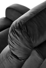 Fotoliu recliner Wonder negru H98 cm