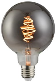 Bec decorativ Spiral E27 G125 Smoked Dimabil