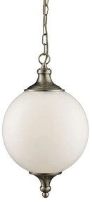 Lustra / Pendul design clasic Avalon alama antic / opal 3051AB SRT