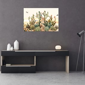 Tablou - Deșert, acvariu (90x60 cm)