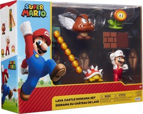 Super Mario Set de joc Lava cu figurine, 6 cm