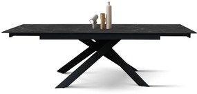 Masa ceramica extensibila Calacatta 160 cm/ 90 cm/ h76 cm