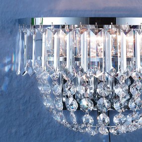 Aplica de perete cristal Scholer si Swarovski SATURN crom