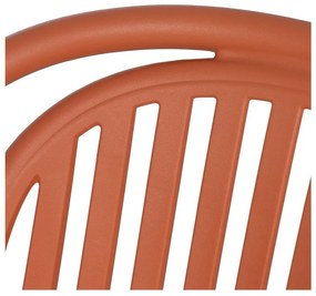 Scaun de dining teracotă din plastic Alia – Ixia