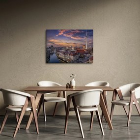 Tablou - Apus de soare în Berlin (70x50 cm)