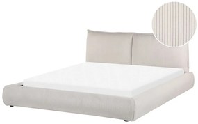 Pat matrimonial 160 cm Vetiver (bej) (cu somieră). 1076461