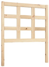 vidaXL Tăblie de pat, 80,5x4x100 cm, lemn masiv de pin