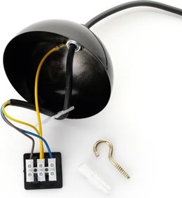 Brilagi - Lustră LED suspendată pe cablu METALO 1xE27/40W/230V Ø 40 cm negru/cupru