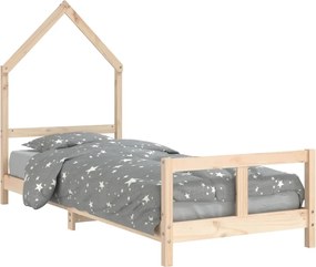 vidaXL Cadru de pat pentru copii, 80x200 cm, lemn masiv de pin