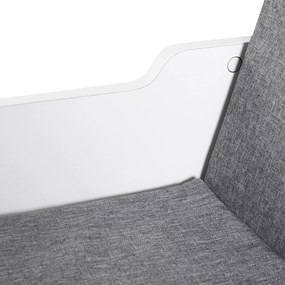 HOMCOM Bibliotecă 2 în 1 cu Perne Confortabile și 6 Compartimente, Mobilier Multifuncțional pentru Cărți și Jocuri, Raft cu 6 Cuburi pentru Sufragerie, Dormitor și Birou, 102x30x61 cm, Alb | Aosom Romania