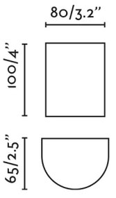Aplică FARO 40525 SOLE 1xGU10/8W/230V cărămiziu rotund