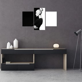 Tablou - O femeie à la yin și yang (90x60 cm)