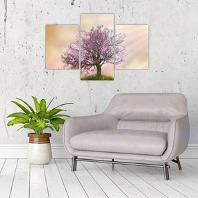 Tablou - Copacul înflorit în deal (90x60 cm)