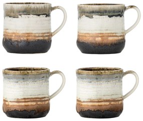 Căni 4 buc. din gresie 380 ml Deana – Bloomingville