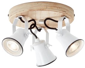 Brilliant - Spot aplicat SEED 3xGU10/5W/230V, alb/bej