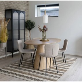 Masă de dining cu blat cu aspect de lemn de frasin 90x160 cm Bolton – House Nordic