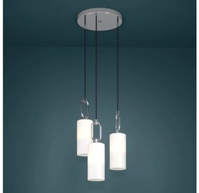 Lustră pe cablu Eglo 390128 MAJANA 3xE27/40W/230V crom lucios