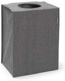 Cos de rufe Brabantia 1001094, 55 L, Fund solid si detasabil, Manere magnetice, Negru