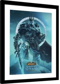 Poster înrămat World of Warcraft - Lich King