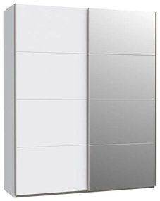 Șifonier cu oglindă KARO 170x210 cm, alb