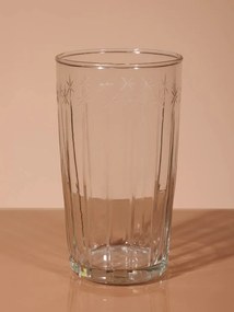 Pahar din sticla gravata H15cm Nuit etoilee