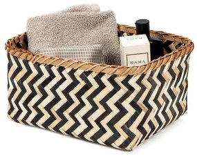 Coș de depozitare din bambus Zebra – Compactor