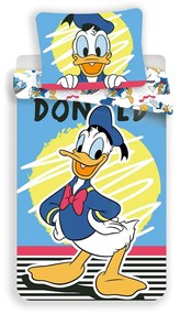 Lenjerie de pat pentru copii Donald Duck 03, 140 x 200 cm, 70 x 90 cm