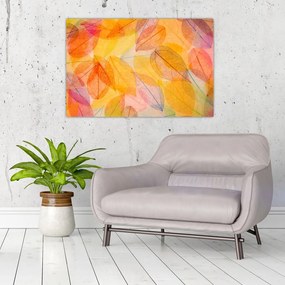 Tablou - Fundal frunze de toamnă (90x60 cm)