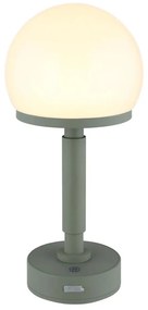 Lampă LED tactilă reîncărcabilă de masă Globo 21034B HAKU LED/2,5W/5V 2800K verde