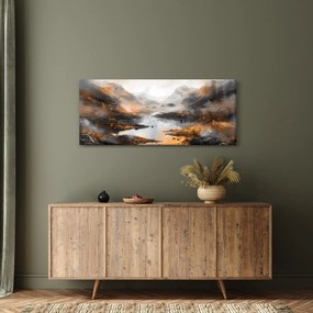 Tablou - Pictura peisajelor montane (120x50 cm)