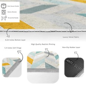 Covor gri de tip traversă 80x200 cm – Mila Home