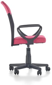 Scaun pentru copii Timmy, roz/negru