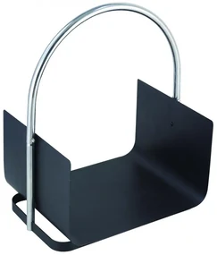 Cos de lemn din metal negru ADGO