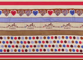 Lenjerii din bumbac pentru patut Culoare crem, HEARTS AND POINTS