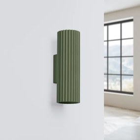Brilagi - Aplica LED de perete CRESTO 2xGU10/10W/230V 20 cm verde