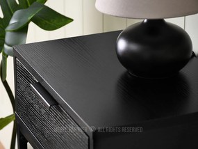 Măsuță consolă Norma S (lemn negru + negru). 1110830
