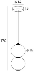 Lustra, Pendul LED design modern TAMA