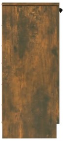 Servanta, stejar fumuriu, 30x30x70 cm, lemn prelucrat 1, Stejar afumat