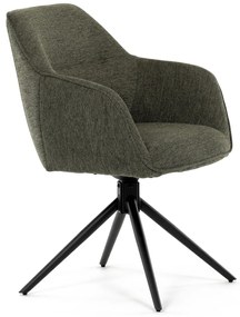 Set de scaune de sufragerie cu mecanism deîntoarcere HC-536 GRN2, 2 buc.