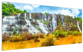 Tablou cu cascade (120x50 cm), în 40 de alte dimensiuni noi
