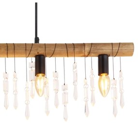 Globo 15532-5H - Lustră suspendată pe cablu KIRA 5xE14/40W/230V negru/maro