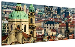 Tablou - Panorama din Praga (120x50 cm), în 40 de alte dimensiuni noi