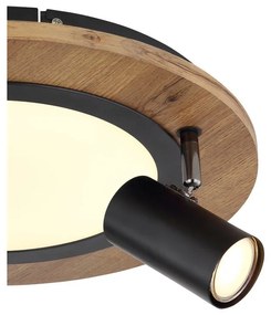 Plafoniera LED cu 3 spoturi directionabile design industrial Kassu 40cm